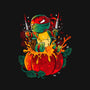 Halloween Red Turtle-Womens-Off Shoulder-Sweatshirt-Vallina84