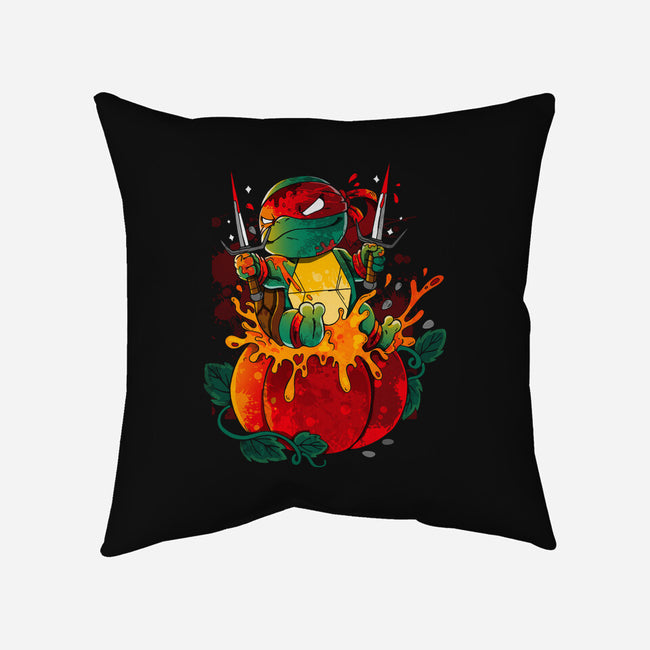 Halloween Red Turtle-None-Non-Removable Cover w Insert-Throw Pillow-Vallina84