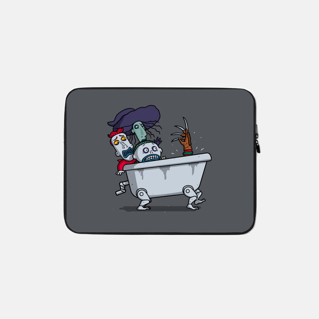 Halloween Bathtub-None-Zippered-Laptop Sleeve-Raffiti