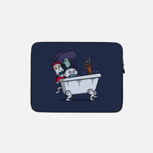 Halloween Bathtub-None-Zippered-Laptop Sleeve-Raffiti
