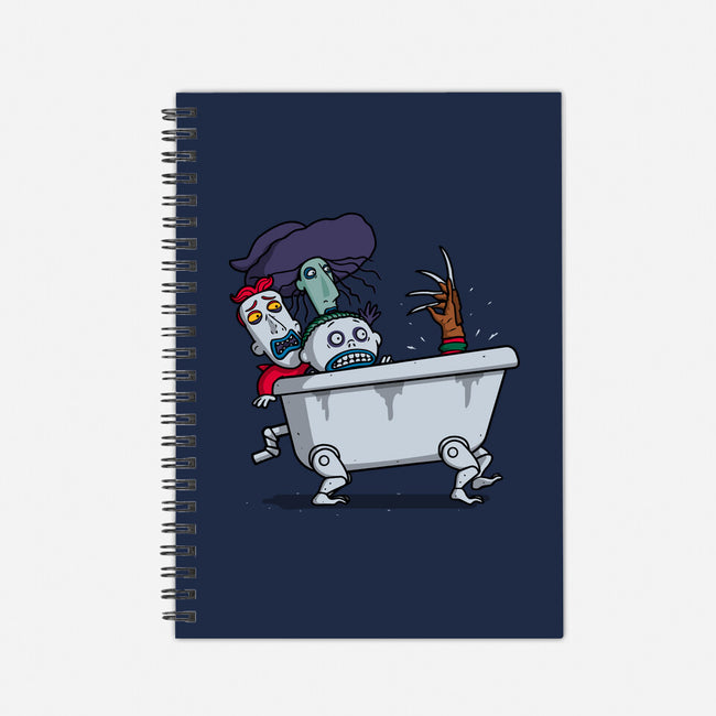 Halloween Bathtub-None-Dot Grid-Notebook-Raffiti