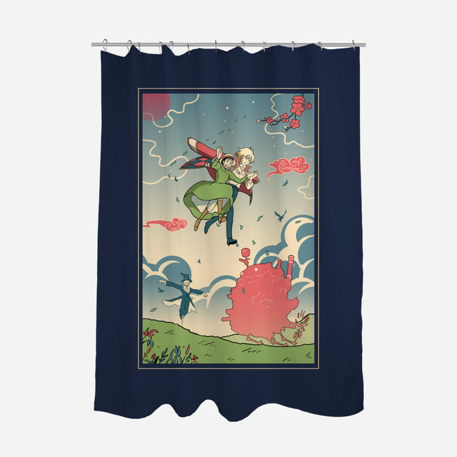 Wizards Castle Ukiyo E-None-Polyester-Shower Curtain-constantine2454
