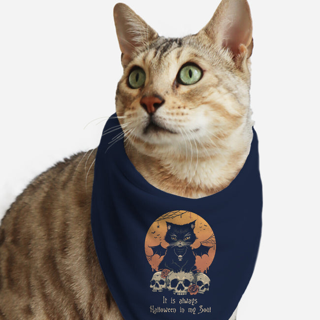 Halloween In My Soul-Cat-Bandana-Pet Collar-vp021