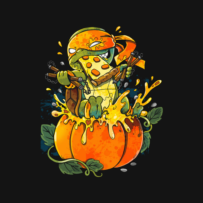Halloween Orange Turtle-Mens-Basic-Tee-Vallina84