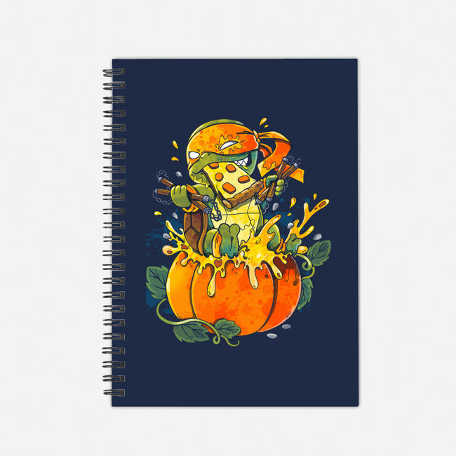 Halloween Orange Turtle-None-Dot Grid-Notebook-Vallina84
