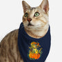 Halloween Orange Turtle-Cat-Bandana-Pet Collar-Vallina84