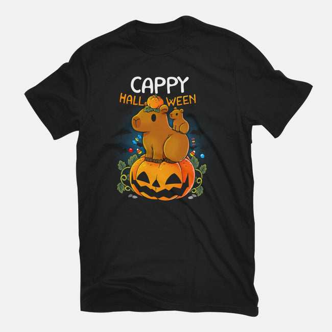 Cappy Halloween-Womens-Basic-Tee-Vallina84