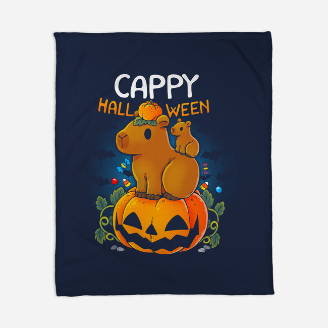 Cappy Halloween-None-Fleece-Blanket-Vallina84