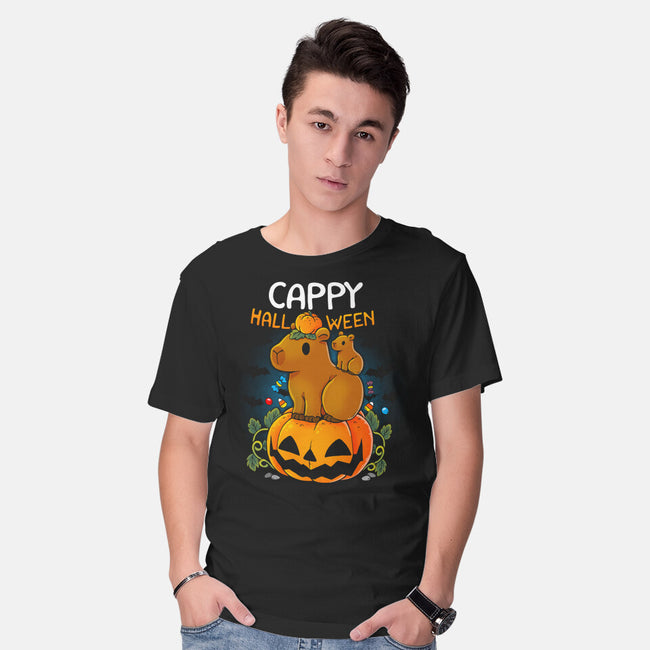 Cappy Halloween-Mens-Basic-Tee-Vallina84