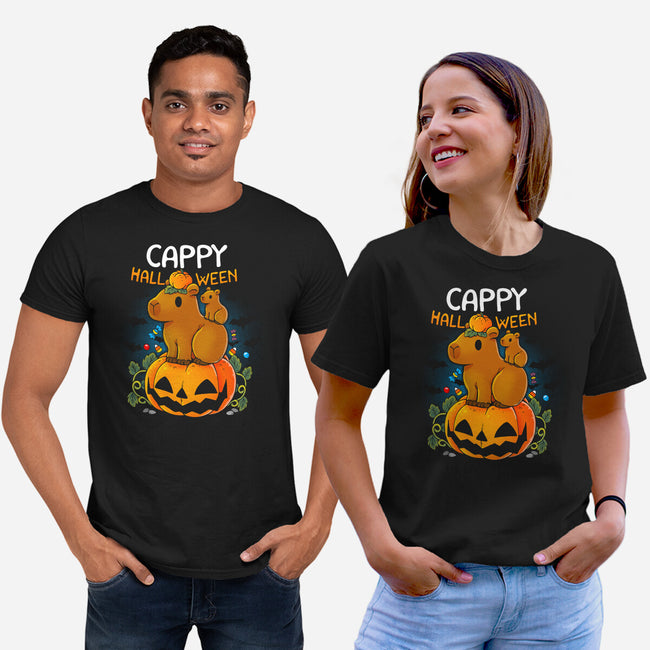 Cappy Halloween-Unisex-Basic-Tee-Vallina84