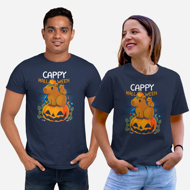 Cappy Halloween-Unisex-Basic-Tee-Vallina84