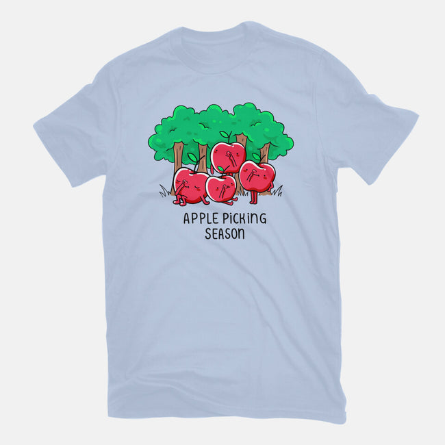 Apple Picking-Womens-Fitted-Tee-Made With Awesome