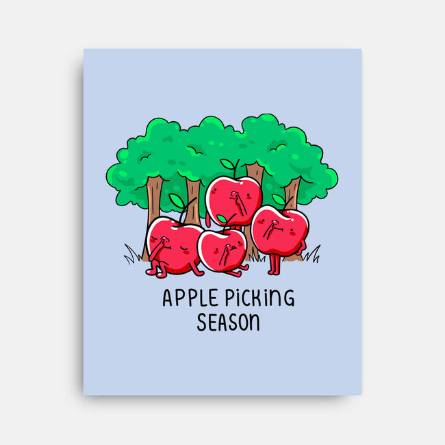 Apple Picking-None-Stretched-Canvas-Made With Awesome