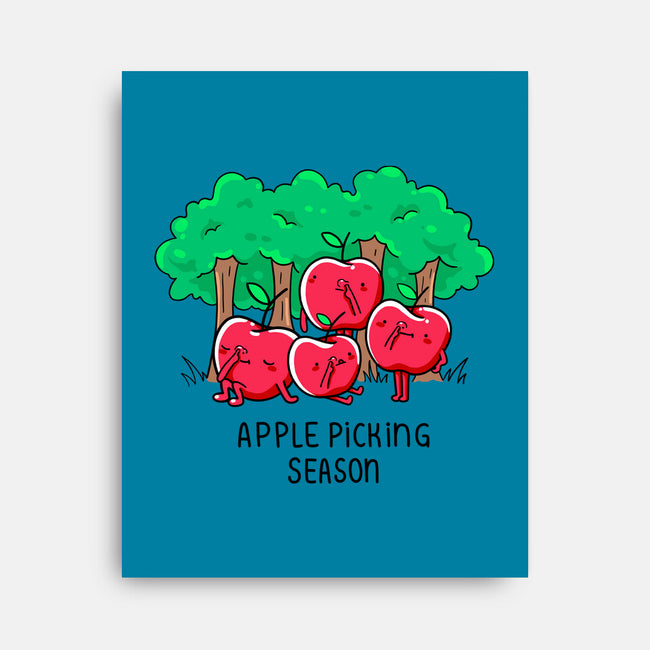 Apple Picking-None-Stretched-Canvas-Made With Awesome