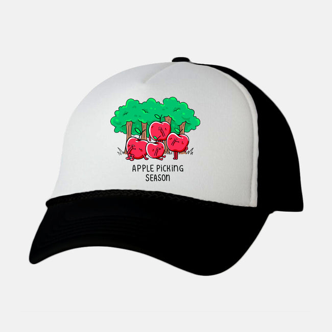 Apple Picking-Unisex-Trucker-Hat-Made With Awesome