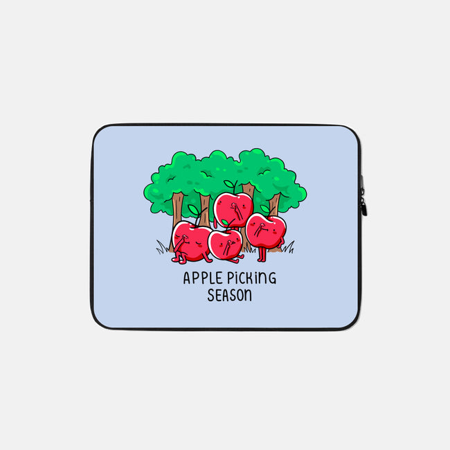 Apple Picking-None-Zippered-Laptop Sleeve-Made With Awesome