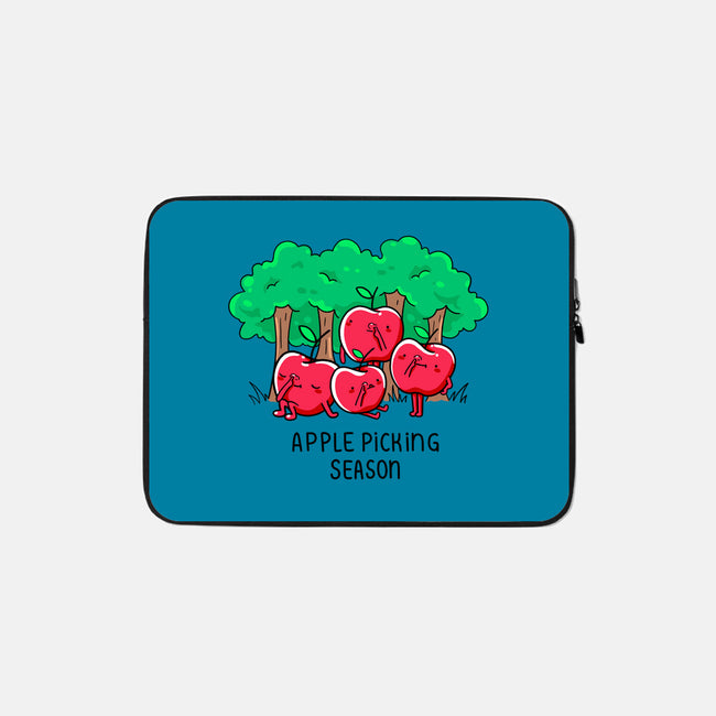 Apple Picking-None-Zippered-Laptop Sleeve-Made With Awesome