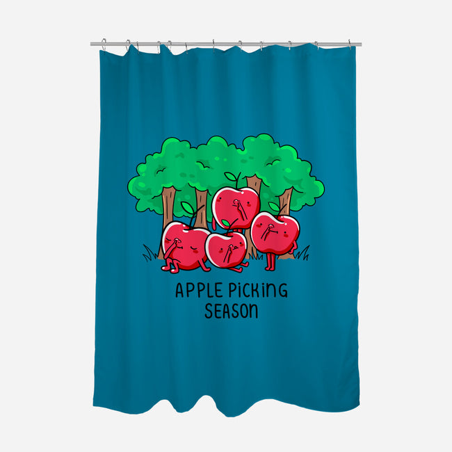 Apple Picking-None-Polyester-Shower Curtain-Made With Awesome