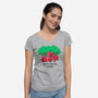 Apple Picking-Womens-V-Neck-Tee-Made With Awesome