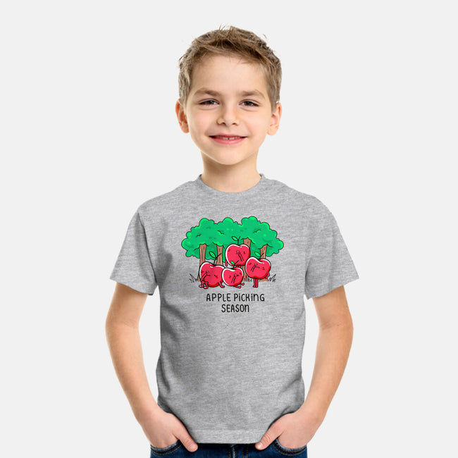 Apple Picking-Youth-Basic-Tee-Made With Awesome