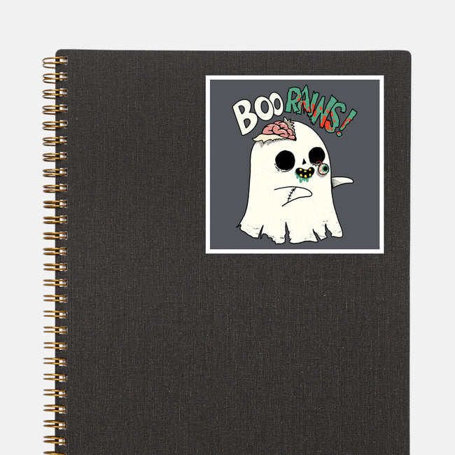 Boo-rains-None-Glossy-Sticker-Made With Awesome