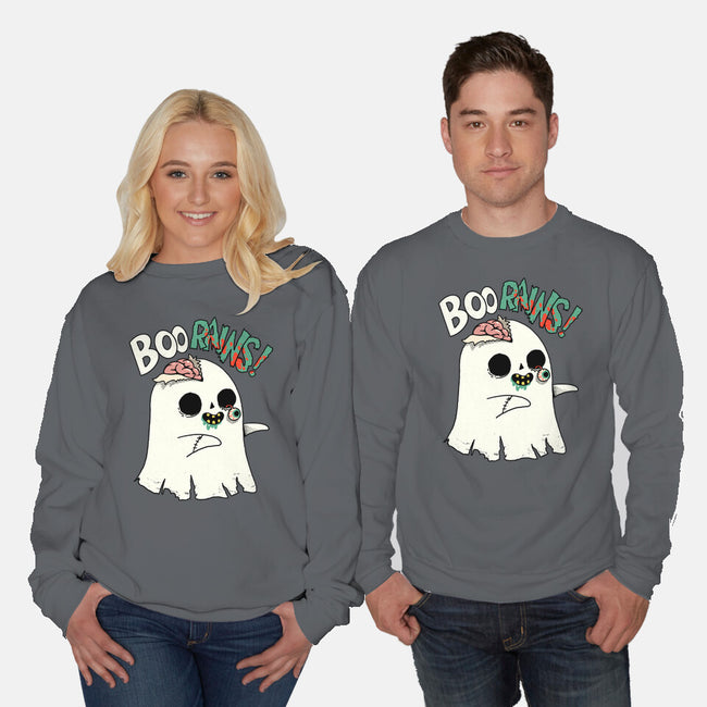 Boo-rains-Unisex-Crew Neck-Sweatshirt-Made With Awesome