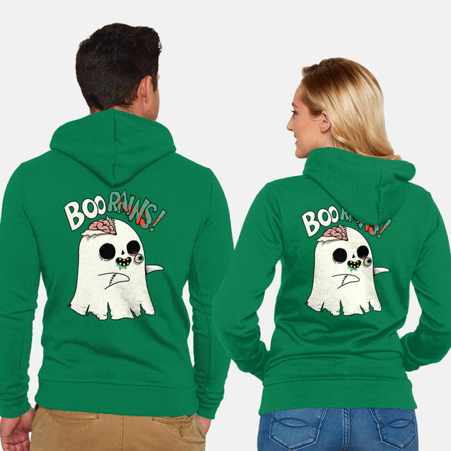 Boo-rains-Unisex-Zip-Up-Sweatshirt-Made With Awesome