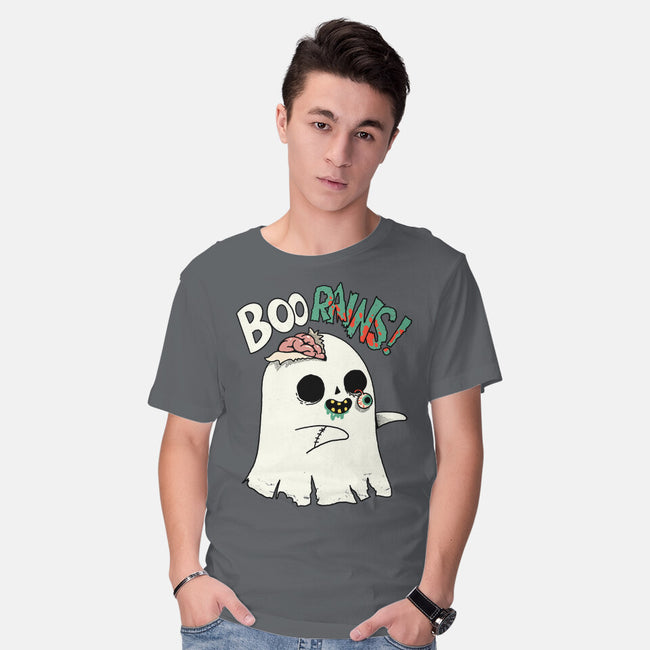 Boo-rains-Mens-Basic-Tee-Made With Awesome