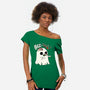 Boo-rains-Womens-Off Shoulder-Tee-Made With Awesome