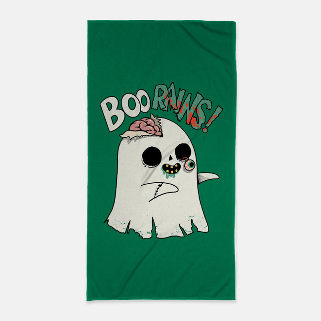 Boo-rains-None-Beach-Towel-Made With Awesome