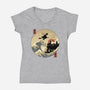 The Great Wizard-Womens-V-Neck-Tee-retrodivision