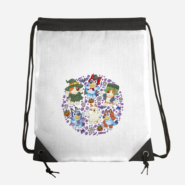 Halloweentime Dogs-None-Drawstring-Bag-Andriu