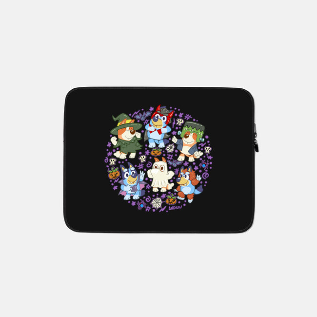 Halloweentime Dogs-None-Zippered-Laptop Sleeve-Andriu