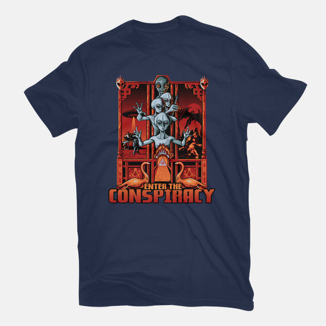 Enter The Conspiracy-Womens-Fitted-Tee-daobiwan