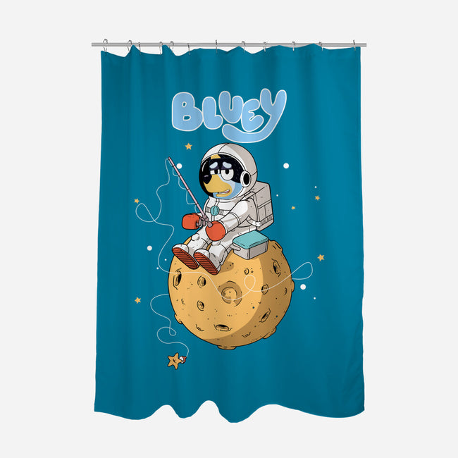 Space Dad-None-Polyester-Shower Curtain-MaxoArt