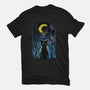 Moon Visitor-Mens-Heavyweight-Tee-kharmazero