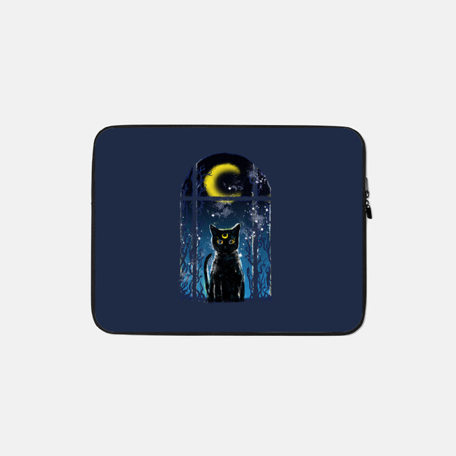Moon Visitor-None-Zippered-Laptop Sleeve-kharmazero