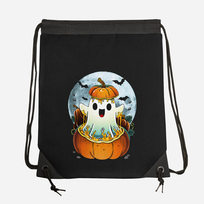 Halloween Ghost-None-Drawstring-Bag-Vallina84