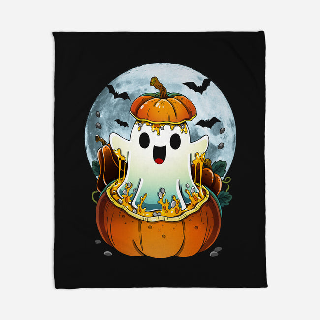 Halloween Ghost-None-Fleece-Blanket-Vallina84