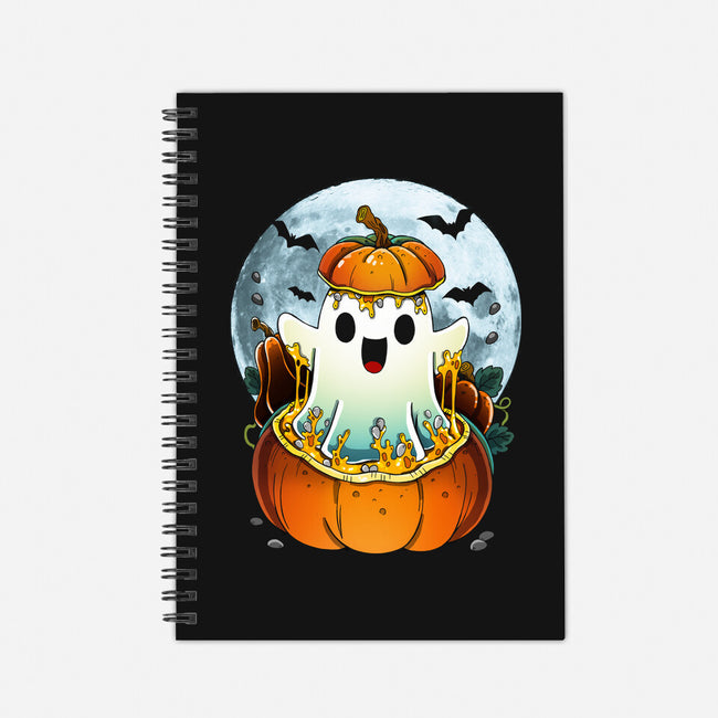 Halloween Ghost-None-Dot Grid-Notebook-Vallina84