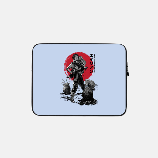 The Rescue Of Newt Sumi-E-None-Zippered-Laptop Sleeve-DrMonekers