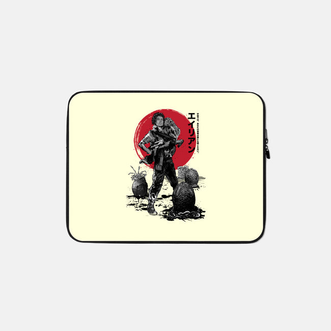 The Rescue Of Newt Sumi-E-None-Zippered-Laptop Sleeve-DrMonekers