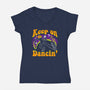 Keep On Dancin'-Womens-V-Neck-Tee-naomori