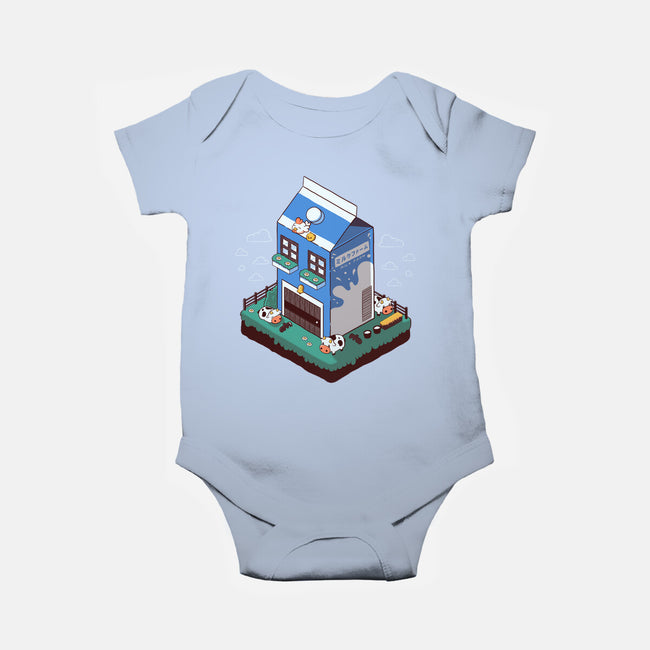 Milk Farm Kawaii Game-Baby-Basic-Onesie-tobefonseca