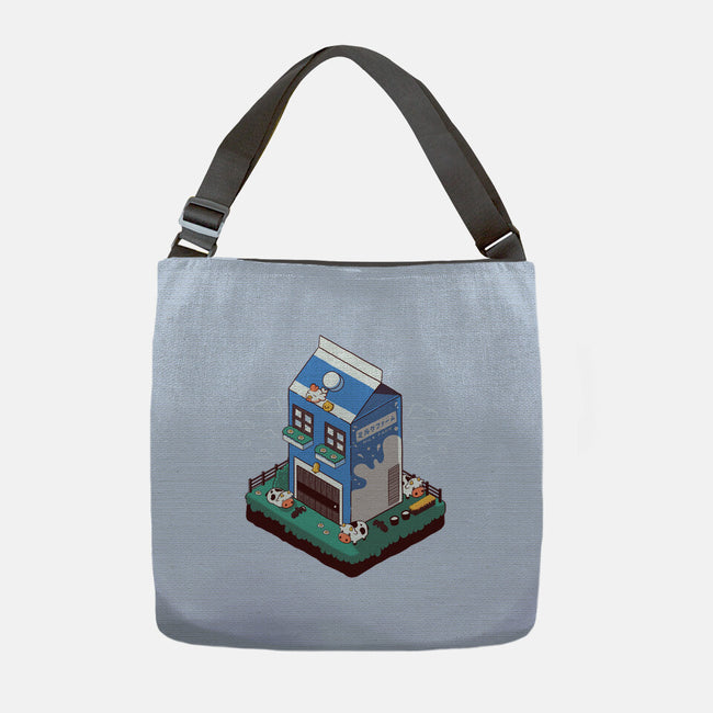 Milk Farm Kawaii Game-None-Adjustable Tote-Bag-tobefonseca