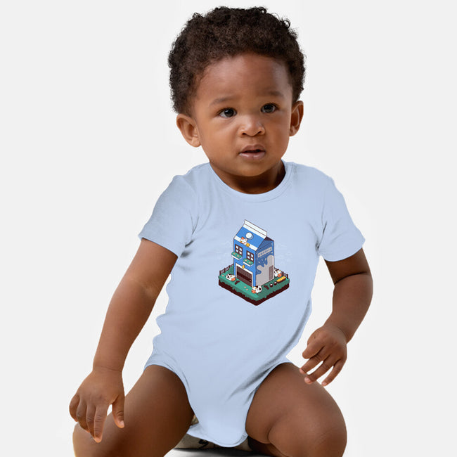 Milk Farm Kawaii Game-Baby-Basic-Onesie-tobefonseca