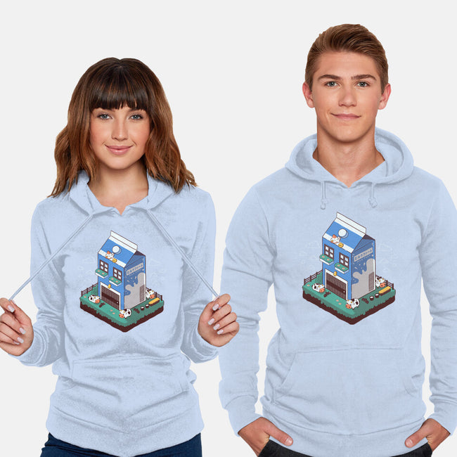 Milk Farm Kawaii Game-Unisex-Pullover-Sweatshirt-tobefonseca