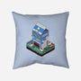 Milk Farm Kawaii Game-None-Removable Cover-Throw Pillow-tobefonseca