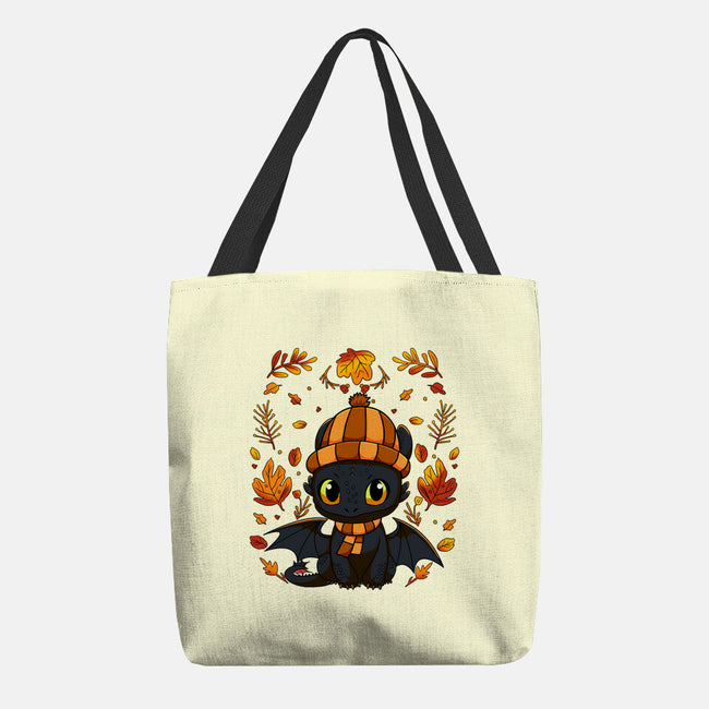 Fall Night Fury-None-Basic Tote-Bag-JamesQJO