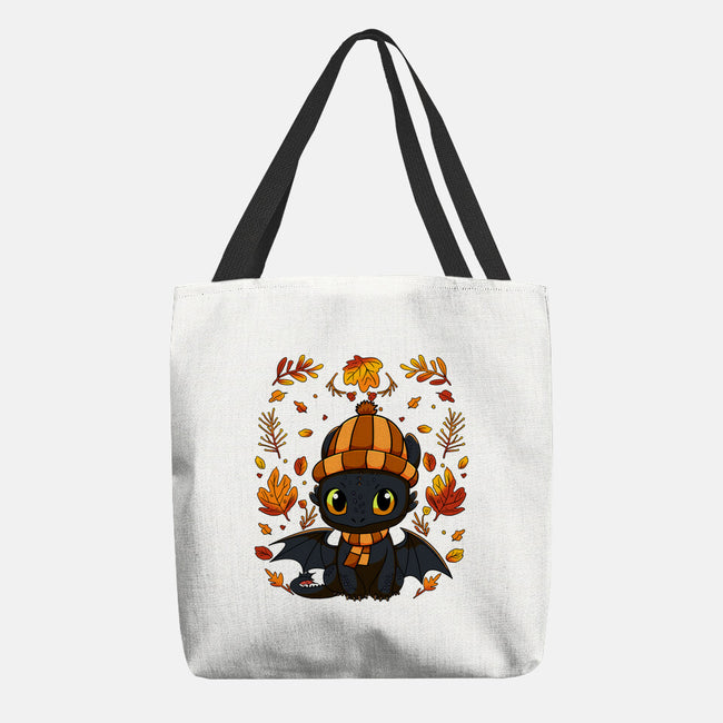 Fall Night Fury-None-Basic Tote-Bag-JamesQJO